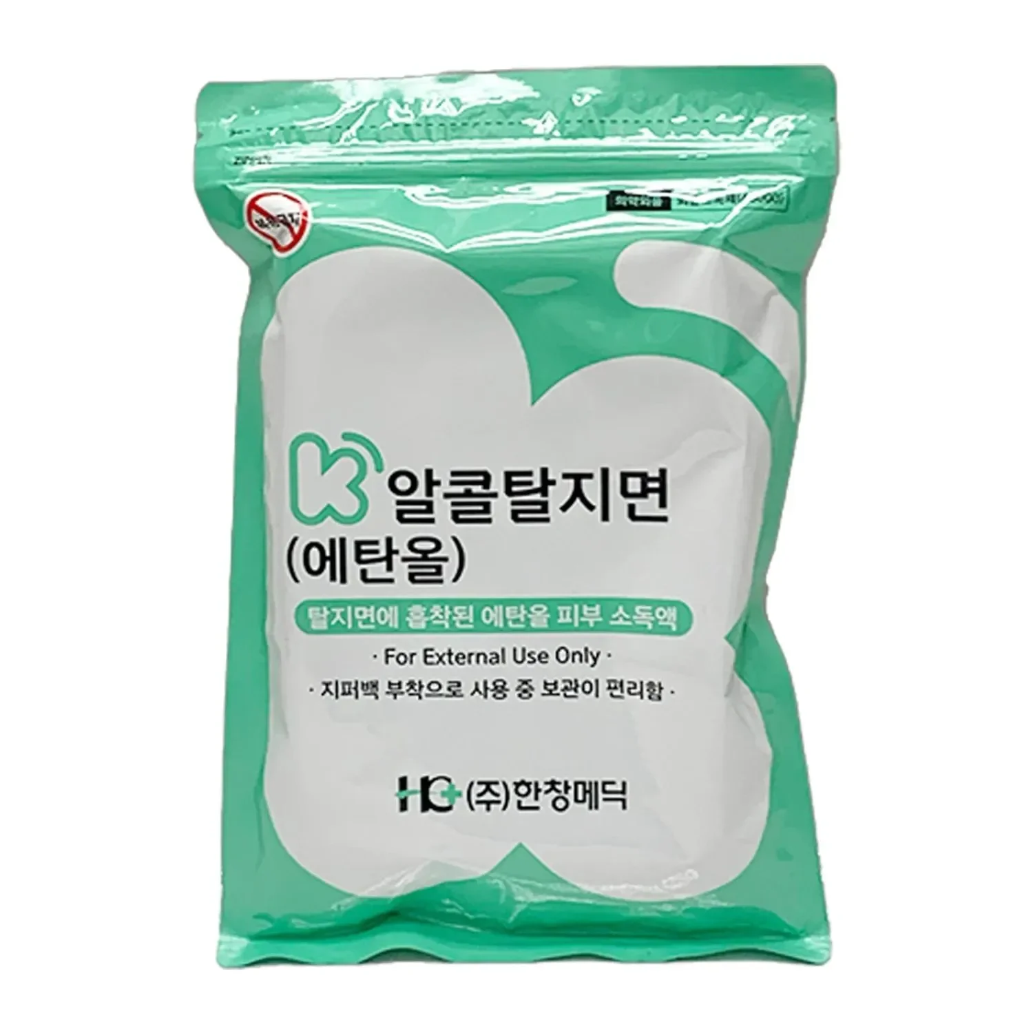 [한창]케이알콜탈지면(지퍼백)