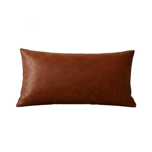 북유럽 스타일 가죽쿠션베개(45x20)
